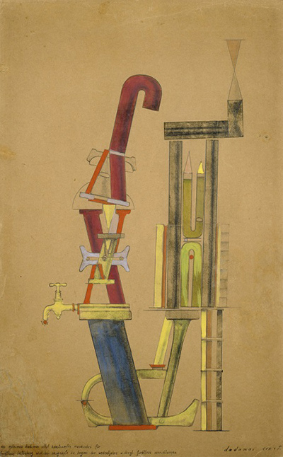 Little Machine Constructed by Minimax Dadamax in Person Max Ernst